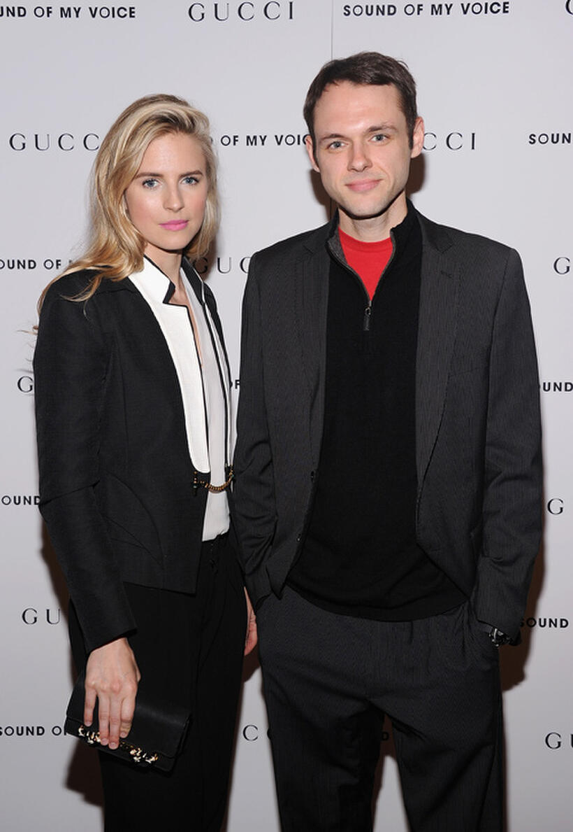 Brit Marling and Christopher Denham at the New York premiere of "Sound of My Voice."