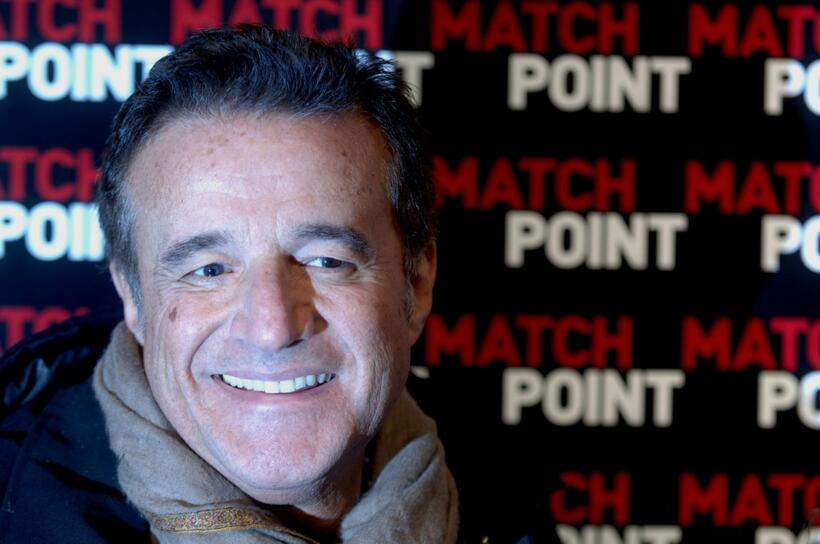 Christian De Sica at the premiere of "Match Point."