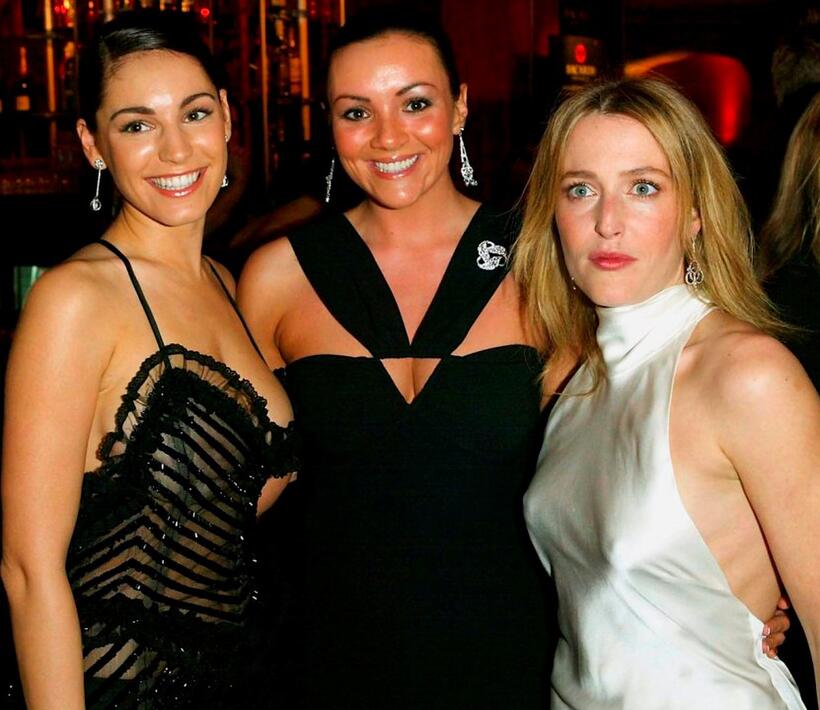 Kelly Brook, Martine McCutcheon and Gillian Anderson at the British Independent Film Awards.