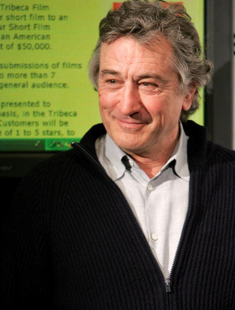 Robert De Niro at the Tribeca Film Festival partnership press conference in N.Y.