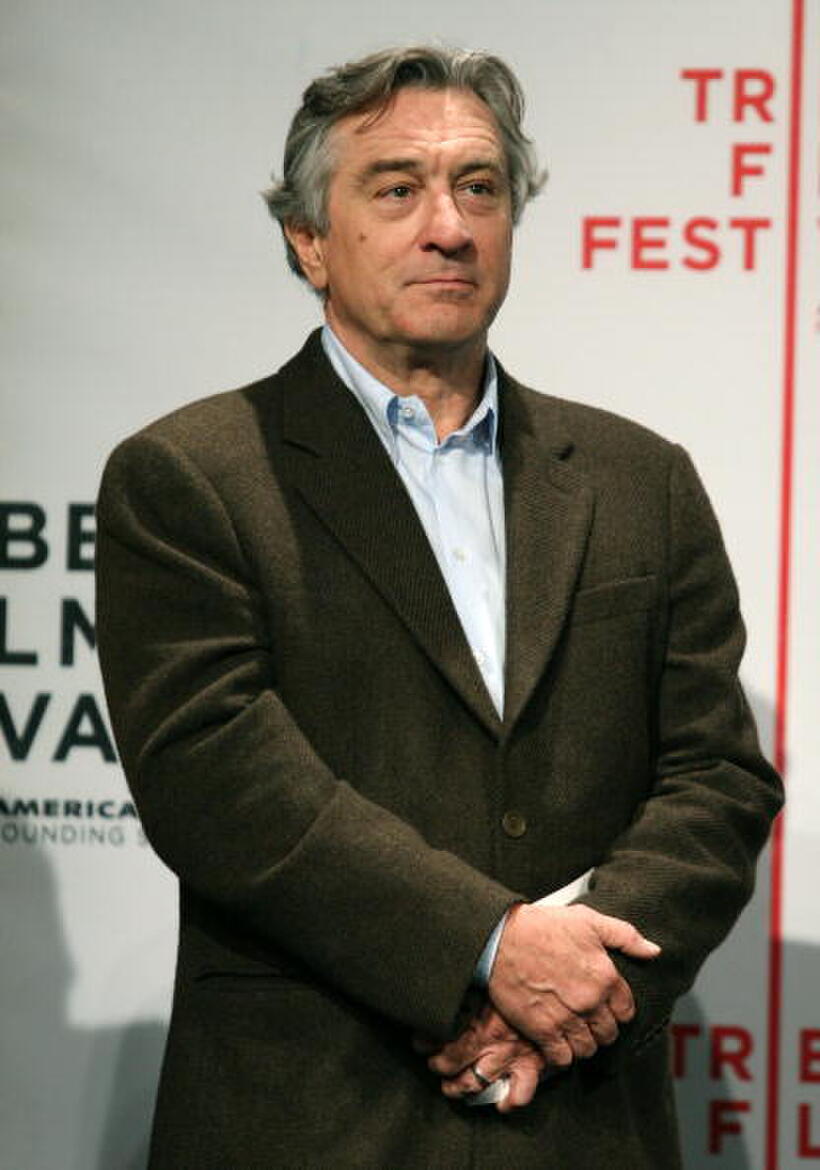 Robert De Niro at the opening press conference to kick off the 5th Annual Tribeca Film Festival.