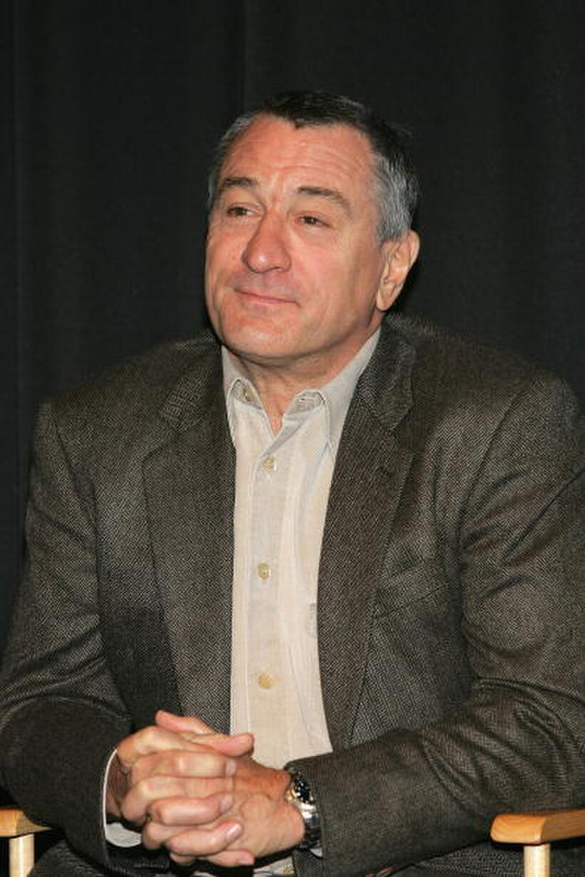 Robert De Niro at a N.Y. press conference to announce the First Annual Tribeca Theater Festival at Tribeca Cinemas.