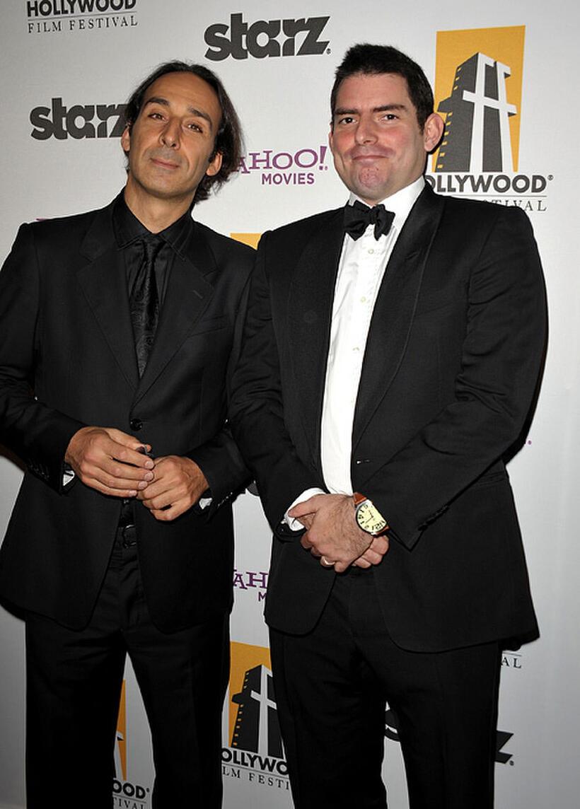 Alexandre Desplat and director Chris Weitz at the 13th Annual Hollywood Awards Gala Ceremony.