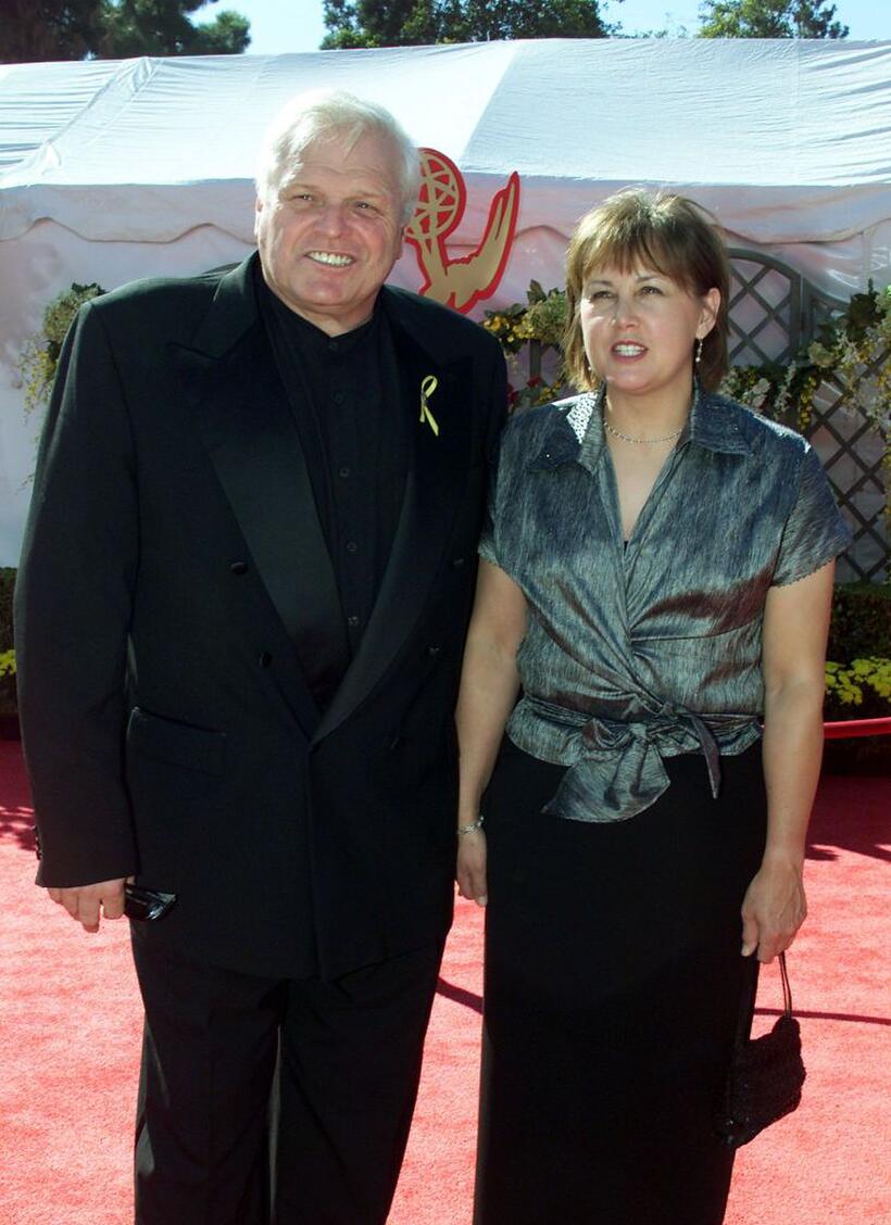 Brian Dennehy and his wife at the 52nd Annual Primetime Emmy Awards 2000.
