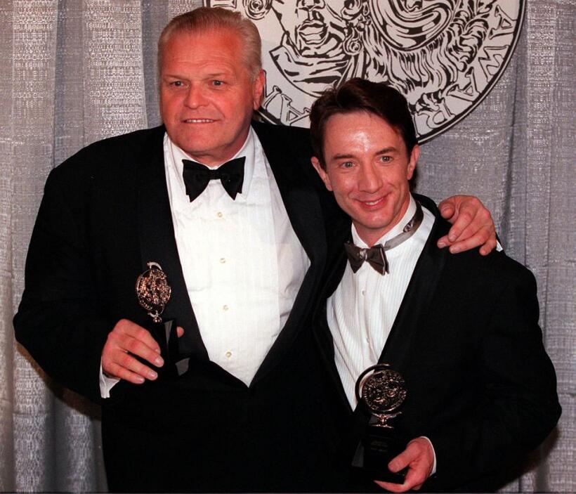 Brian Dennehy and Martin Short at the Tony Awards on 06 June 1999.