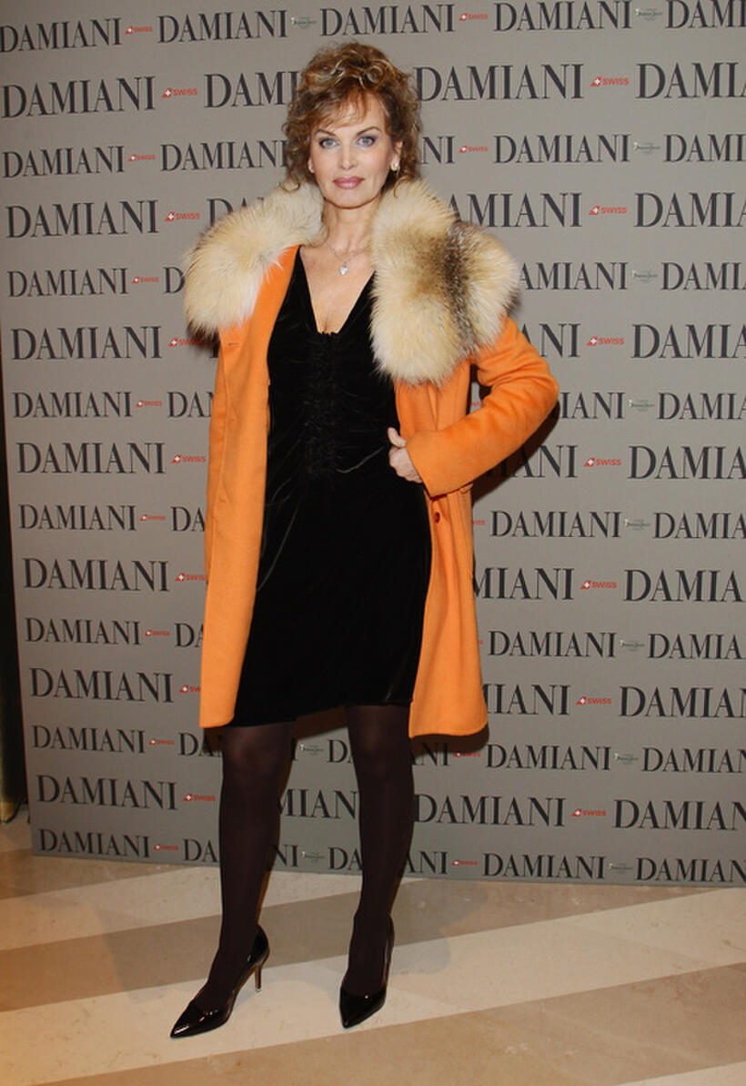 Dalila di Lazzaro at the Cocktail party of Damiani Flaghip Store in Italy.