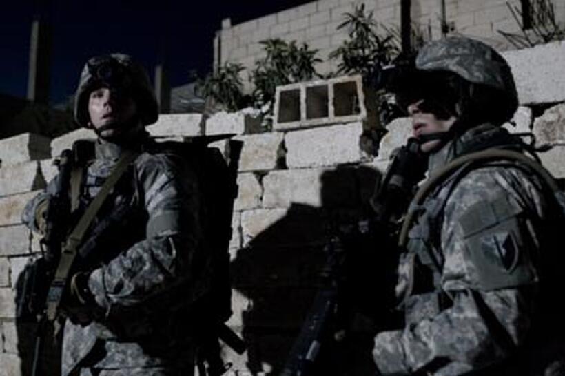 Rob Devaney and Izzy Diaz in "Redacted."