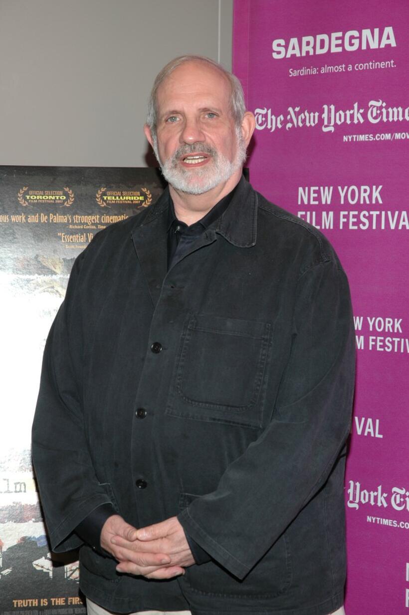 Brian De Palma at the premier of "Redacted".