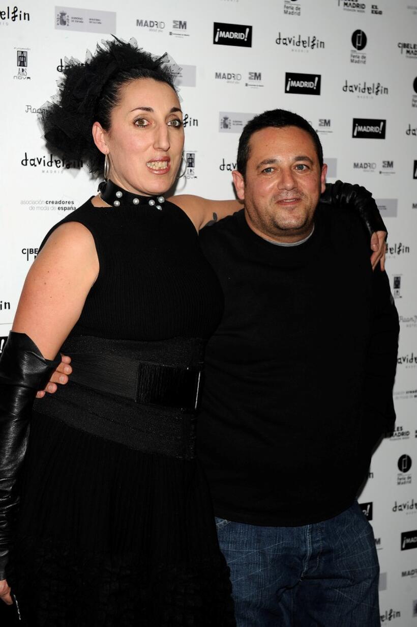 Rossy de Palma and Pepon Nieto at the David Delfin party.