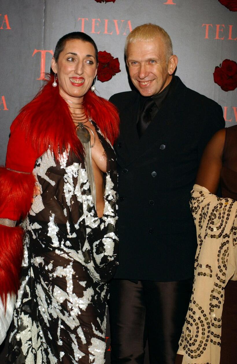 Rossy de Palma and Jean Paul Gaultier at the Telva Magazine Fashion Awards.