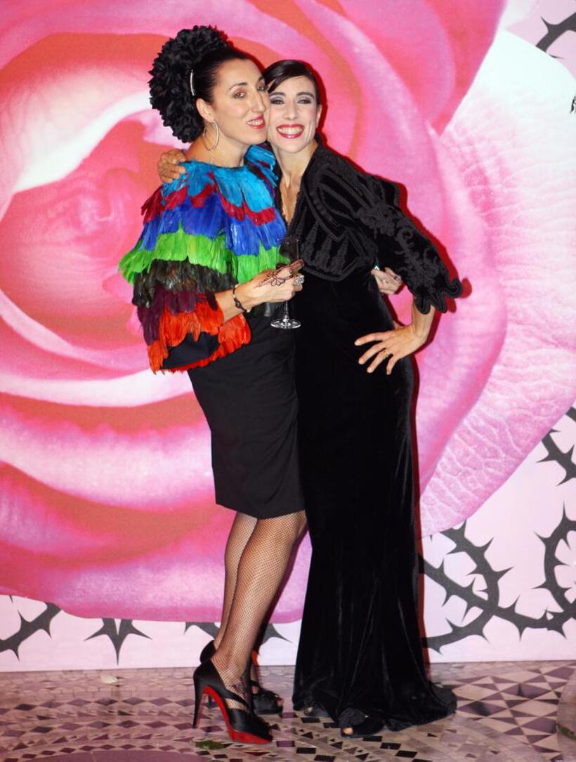 Rossy de Palma and Luz Casal at the Annual Rose Ball "Movida."