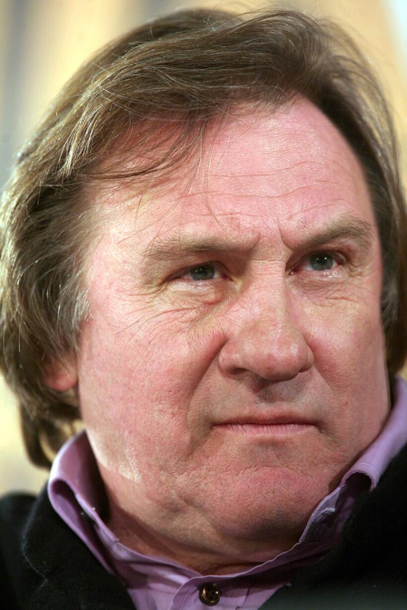 Gerard Depardieu at the Germany premiere of "Asterix and the Olympic Games".