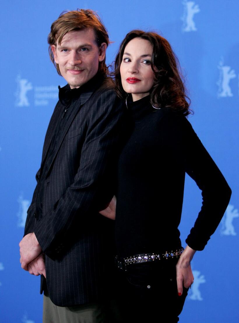 Guillaume Depardieu and Jeanne Balibar at the photocall of "Don't Touch The Axe" during the 57th Berlin International Film Festival.