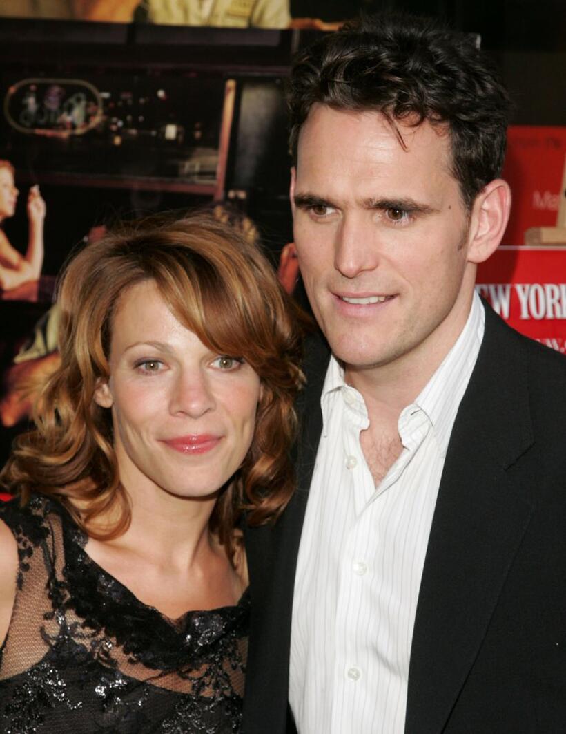 Matt Dillon and Lili Taylor at the premire of "Factotum".