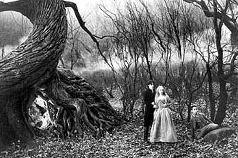 Johnny Depp as Ichabod Crane, Christina Ricci as Katrina Van Tassel and Marc Pickering as Young Masbeth in ``Sleepy Hollow.''