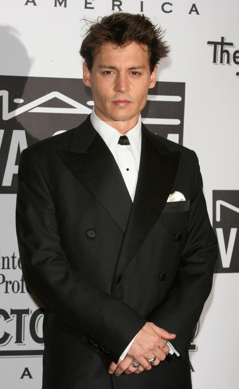 Johnny Depp at the Actors Fund of America's star studded gala "That's Entertainment."