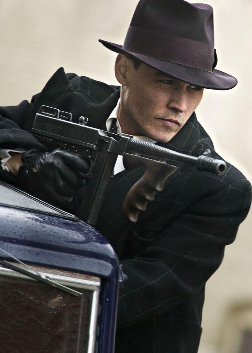 Johnny Depp as John Dillinger in "Public Enemies."