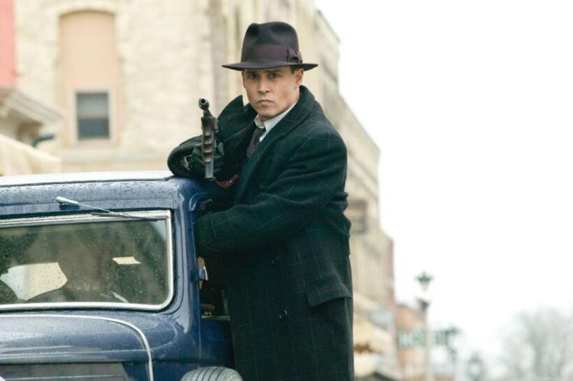 Johnny Depp as John Dillinger in "Public Enemies."