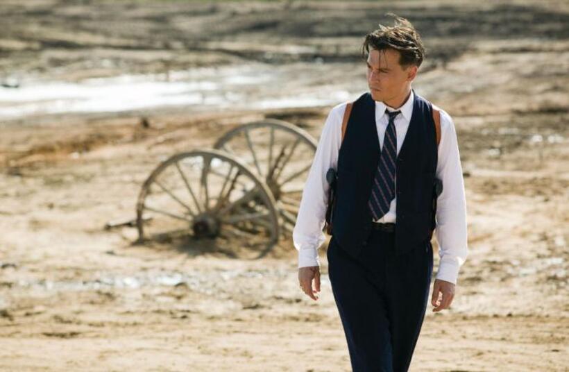 Johnny Depp as John Dillinger in "Public Enemies."
