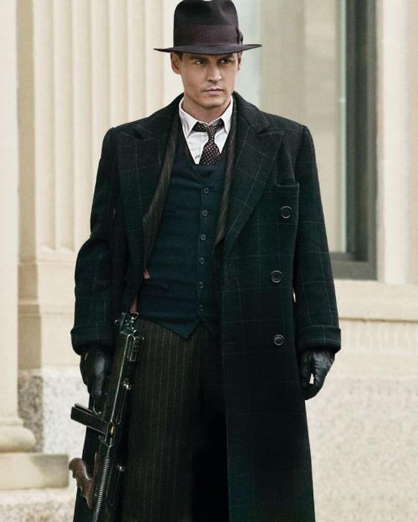 Johnny Depp as John Dillinger in "Public Enemies."