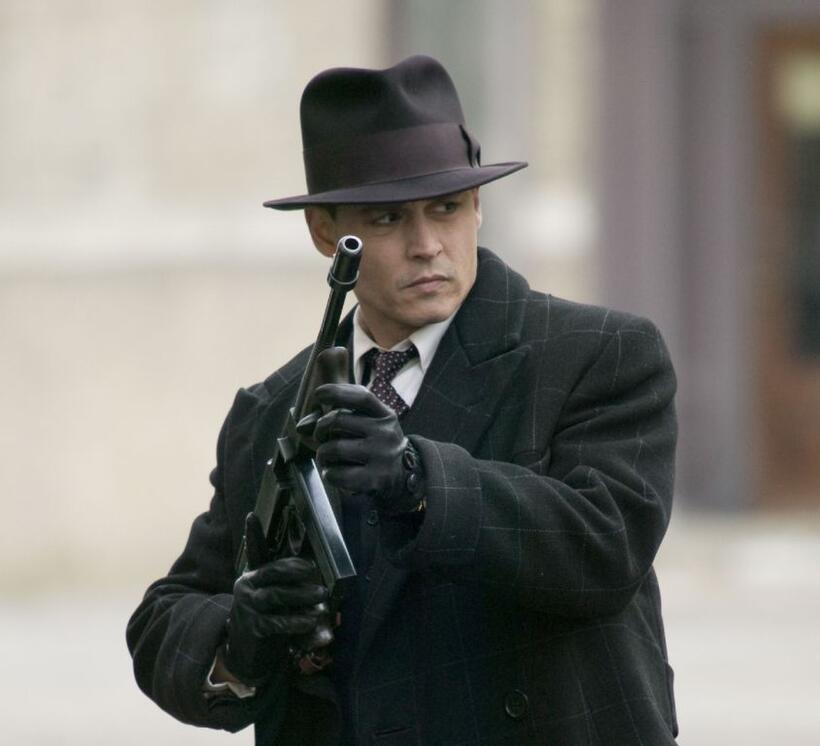 Johnny Depp in "Public Enemies."