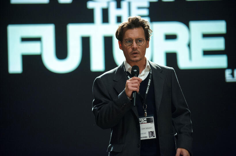 Johnny Depp as Will Caster in "Transcendence."