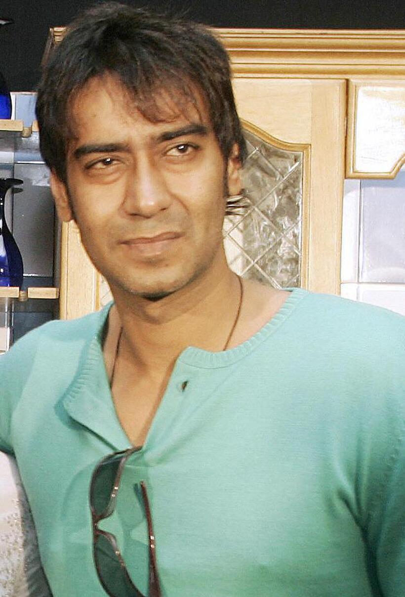 Ajay Devgan at the launch of Whirlpool products in New Delhi.