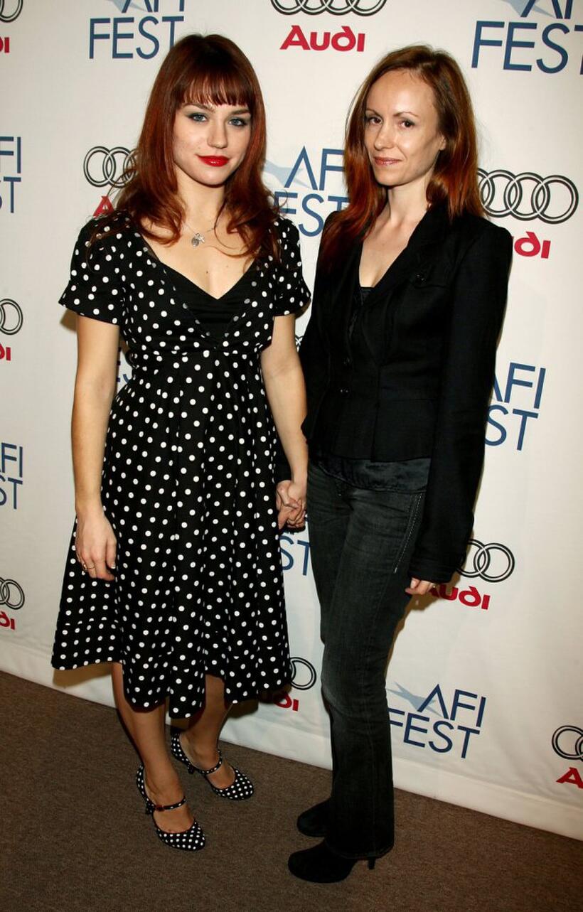 Emilie Dequenne and Director/Screenwriter Alante Kavaite at the screening of "Fissures" during the AFI FEST 2006.