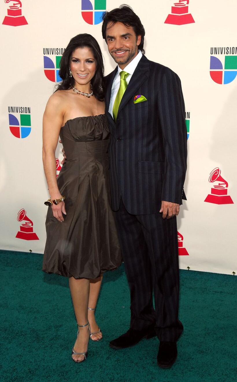 Alessandra Rosaldo and Eugenio Derbez at the 8th Annual latin GRAMMY Awards.