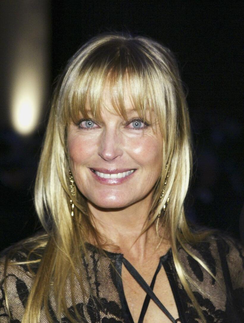 Bo Derek at the reception for the United Service Organizations (USO) annual gala.