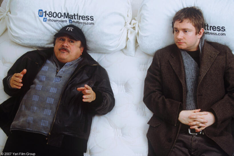 Danny DeVito and Martin Freeman in "The Good Night."