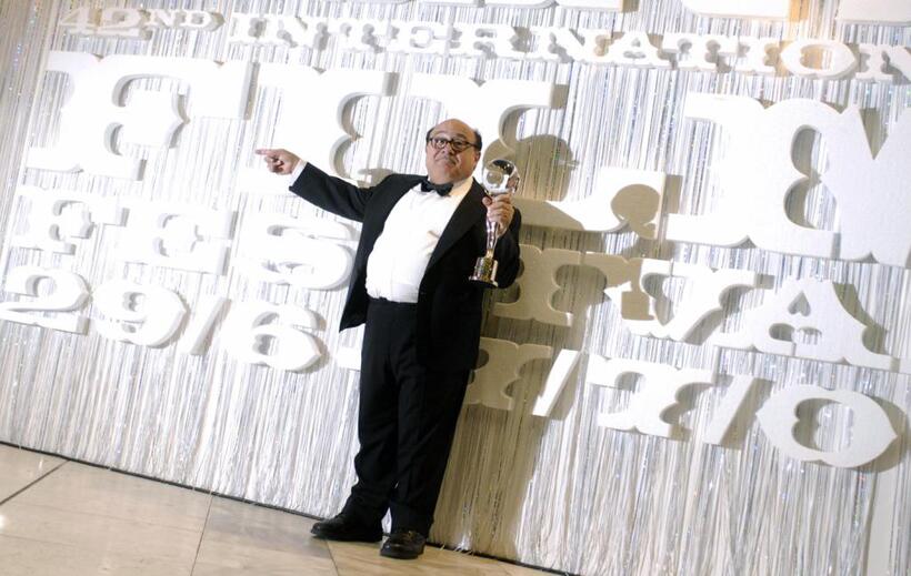 Danny Devito at the 42nd Karlovy Vary International Film Festival closing ceremony.