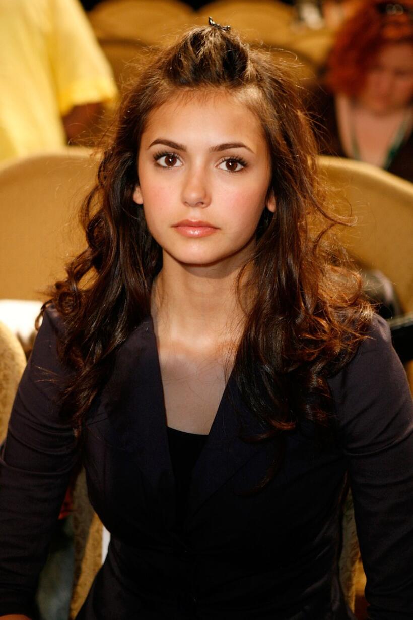 Nina Dobrev at the "Fugitive Pieces" press conference during the Toronto International Film Festival 2007.