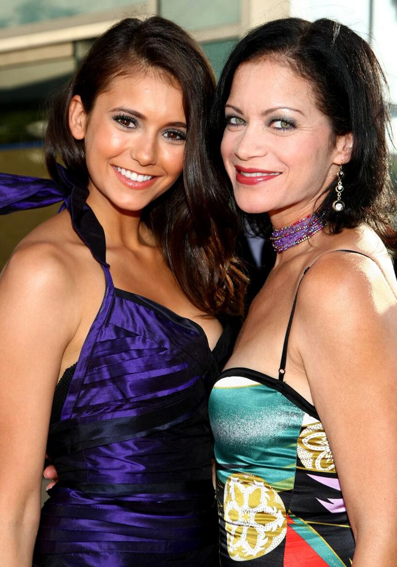 Nina Dobrev and Yassmin Alers at the premiere of "The American Mall."