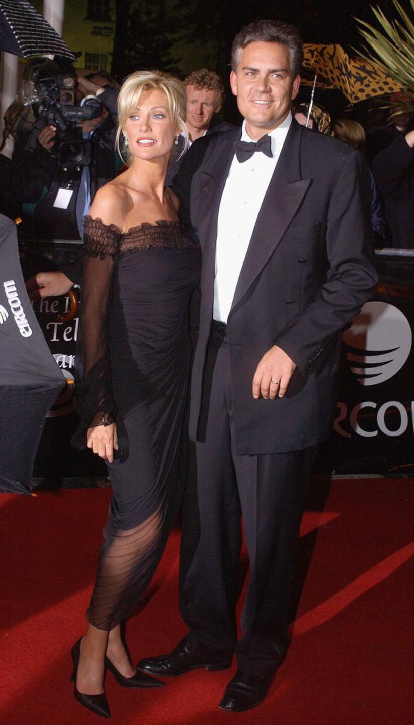 Alison Doody and her husband Gavin O'Reilly at the Irish Film and Television Awards.