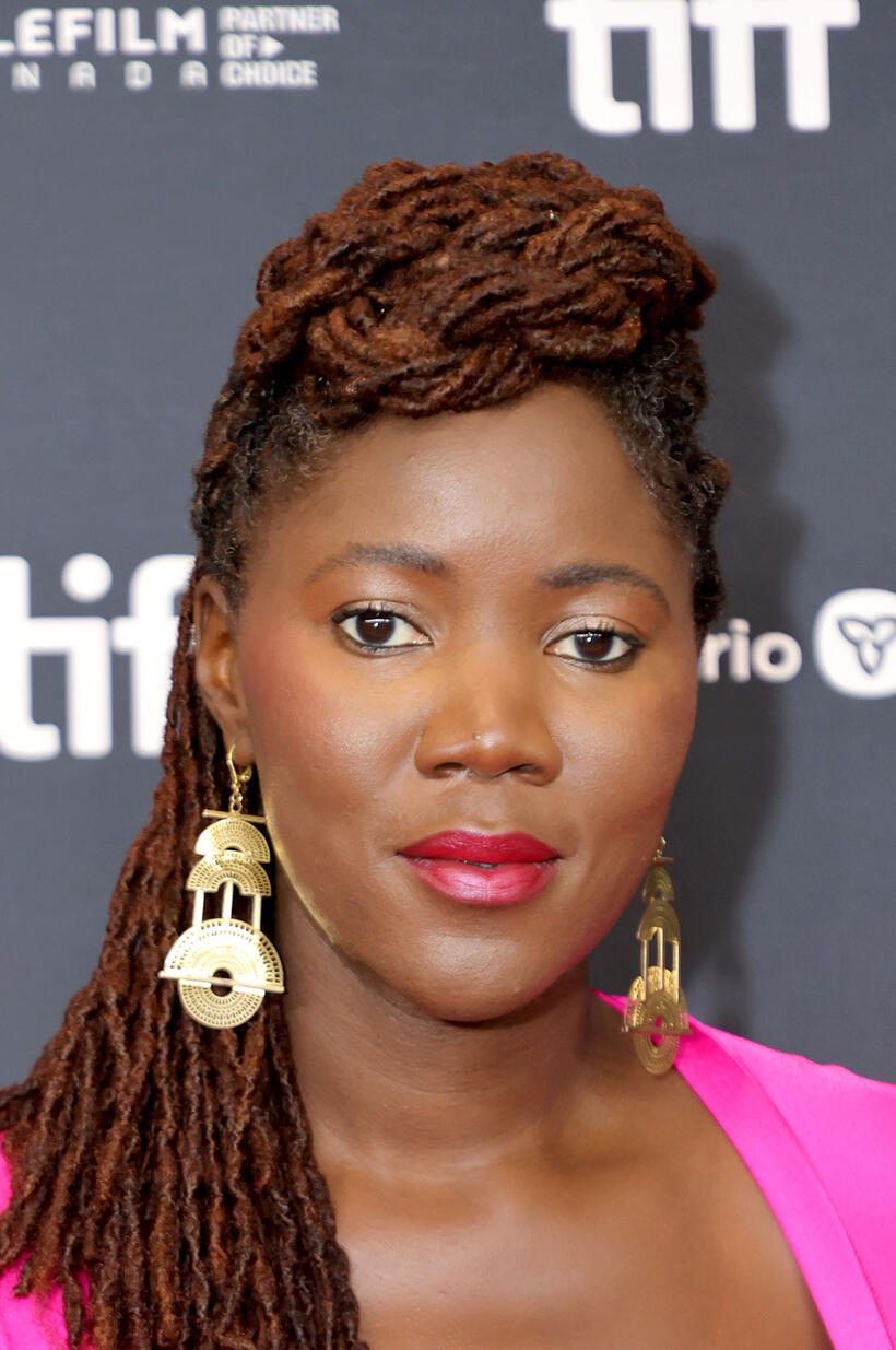 Alice Diop at the "Saint Omer" premiere during the 2022 Toronto International Film Festival.