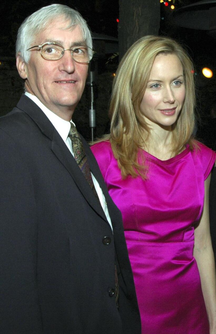 Craig Corrie and Megan Dodds at the after party of the opening of "My Name Is Rachel Corrie."