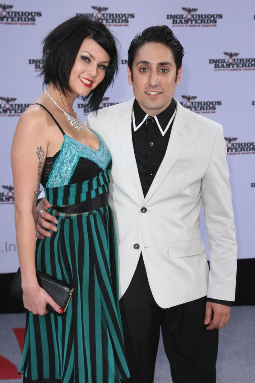 Bella Fisher and Omar Doom at the German premiere of "Inglourious Basterds."