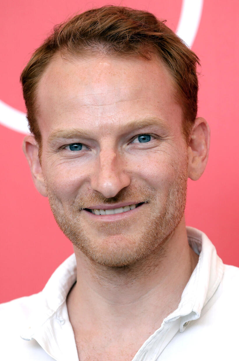 Maximillian Dirr at the "Capri-Revolution" photocall during the 75th Venice Film Festival.