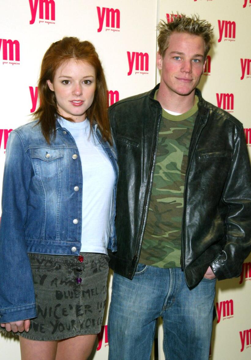 Aubrey Dollar and Marty West at the YM Magazine celebration of April MTV Issue.
