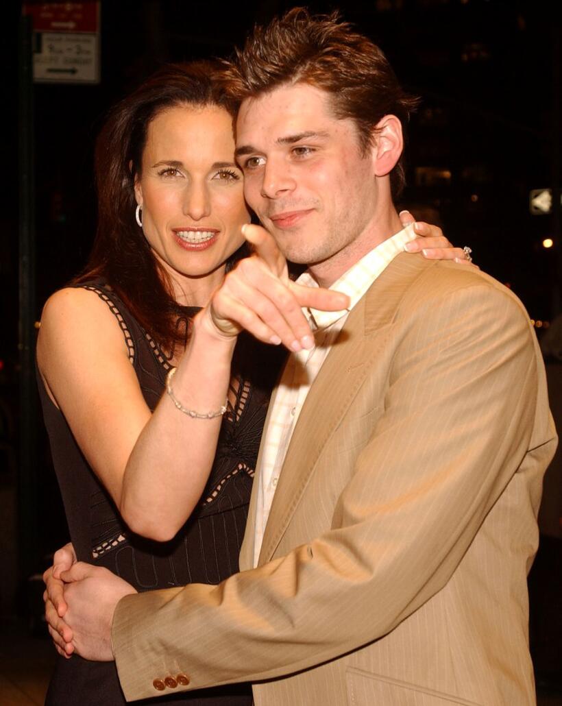 Andie MacDowell and Kenny Doughty at the premiere of "Crush."