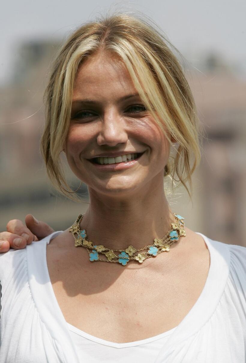 Cameron Diaz at London for the photocall of "Shrek the Third".