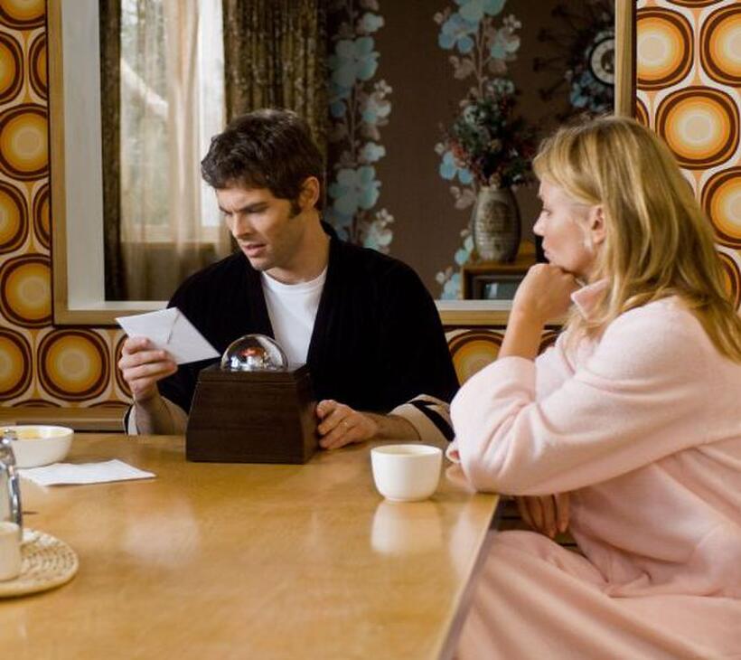 James Marsden as Arthur Lewis and Cameron Diaz as Norma Lewis in "The Box."