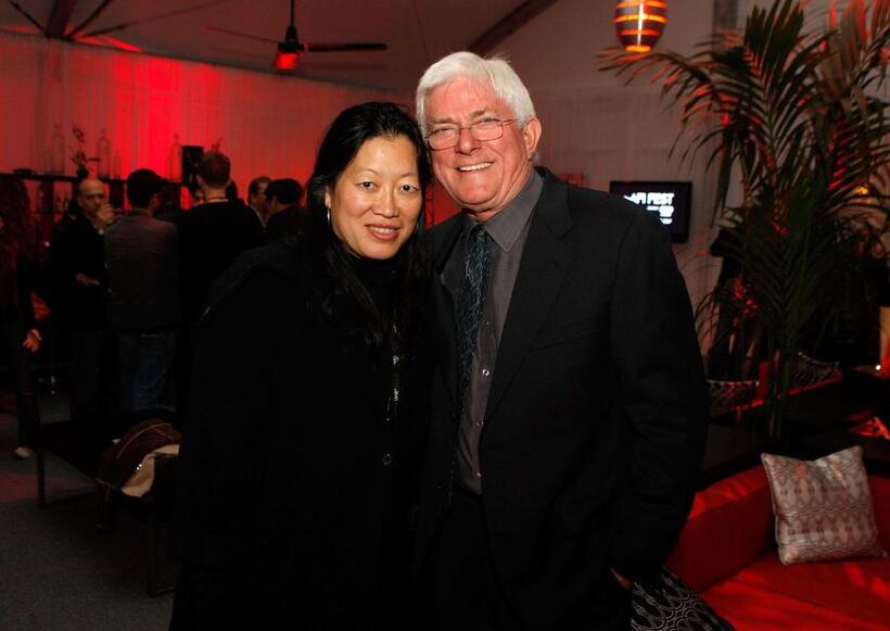 Rose Kuo and Phil Donahue at the AFI FEST 2007.