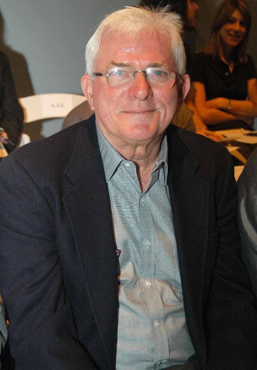 Phil Donahue at the Olympus Fashion Week.