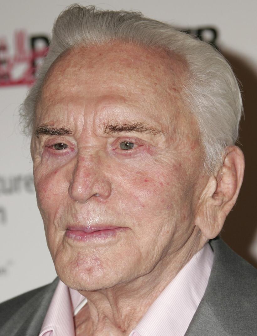Kirk Douglas at the third annual "A Fine Romance", an evening of celebrity performances honoring musicals from stage and screen.
