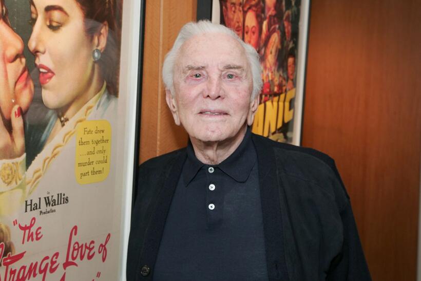Kirk Douglas at the AMPAS Centennial Celebration.
