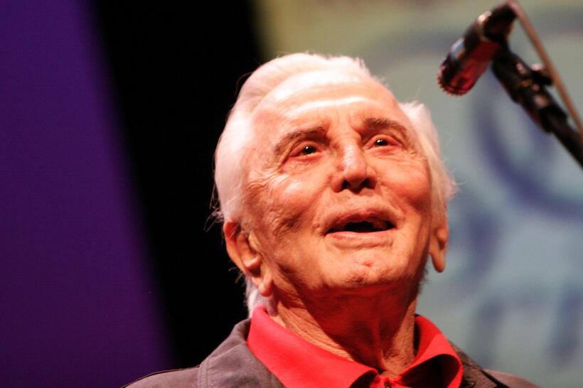 Kirk Douglas at the 12th Annual LA Times Festival of Books.