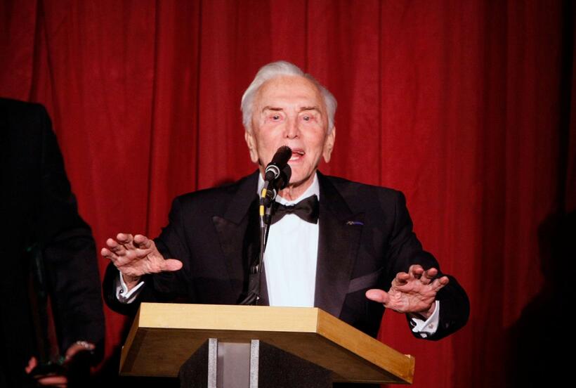 Kirk Douglas at the Santa Barbara International Film Festival.