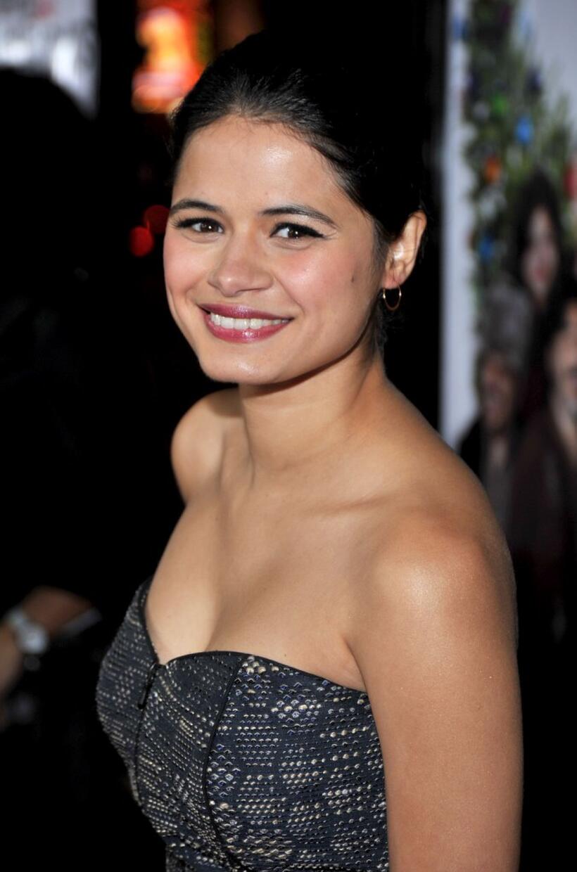 Melonie Diaz at the premiere of "Nothing Like The Holidays."